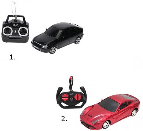 

Машинка на радиоуправлении 1toy 1:18, движ. во всех направлениях, со светом