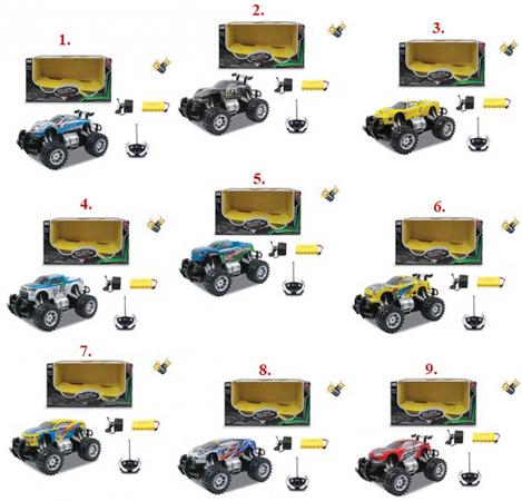 

Машинка на радиоуправлении 1toy 1:14, движ. во всех направлениях, курковый пульт, с аккумулятором