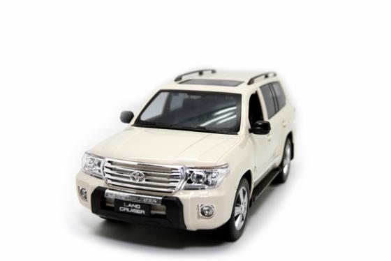 

Машинка на радиоуправлении Balbi Toyota land cruiser 1:14 бежевый от 3 лет пластик, металл HQ20135