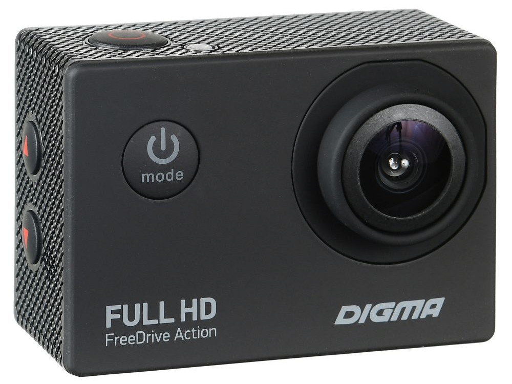 

Видеорегистратор Digma FreeDrive Action Full HD черный 1.2Mpix 1080x1920 1080p 140гр.