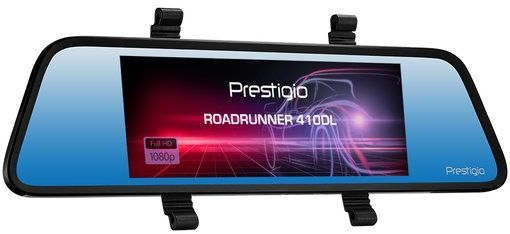 

Автомобильный видеорегистратор Prestigio RoadRunner 410DL 6.86'' (1280x480) touch display, Dual camera: front - FHD 1920x1080@30fps, HD 1280x720@30fp