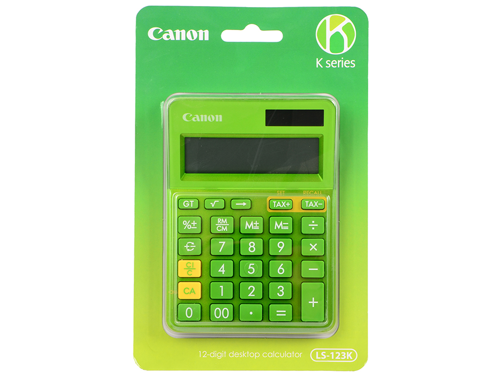 

Калькулятор Canon LS-123K-MGR 12 разрядов зеленый