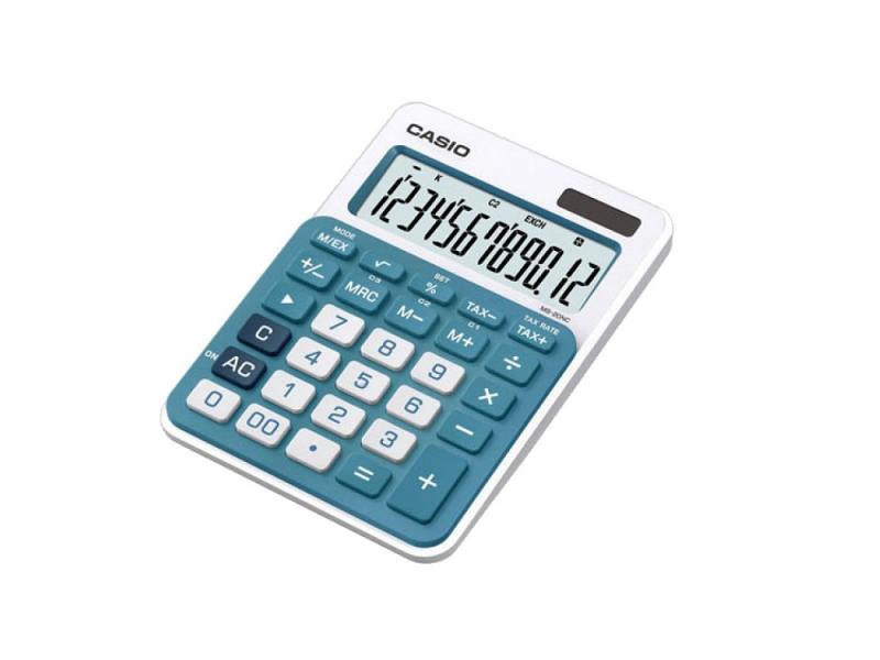 

Калькулятор Casio MS-20NC-BU-S-EC 12-разрядный голубой