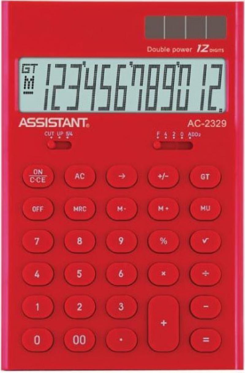

Калькулятор настольный Assistant AC-2329 12-разрядный AC-2329Red