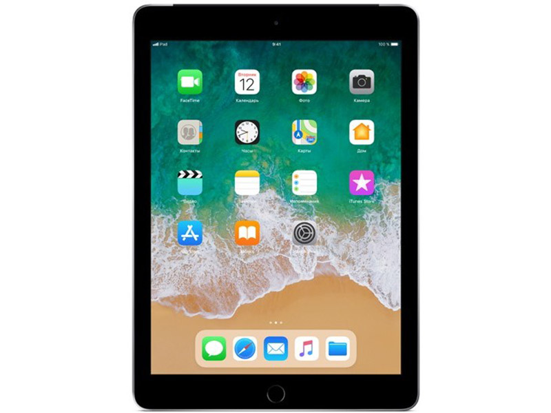 

Планшет Apple iPad MR722RU/A A10 (2.20) / 2Gb / 128Gb / 9.7'' IPS Retina / Wi-Fi / BT / 3G / LTE / 1.2+8mpx / iOS / Space Grey