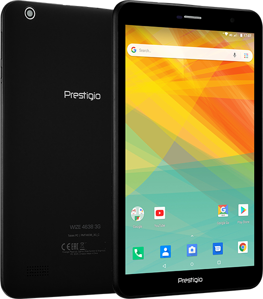 Планшет Prestigio WIZE 4638 3G Spreadtrum SC7731 (1.3) / 1Gb / 8Gb / 8 IPS WXGA / Wi-Fi / 3G / 2mpx+0,3mpx / Android 8.1 / Black планшет bq 1081g black spreadtrum sc7731 1 3 ghz 1024mb 8gb 3g wi fi gps cam 10 0 1024x600 android