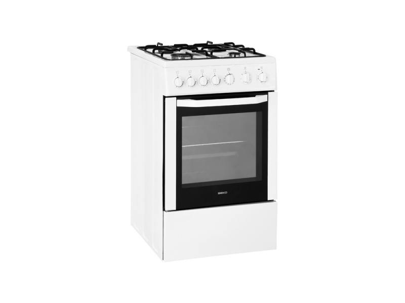 Плита BEKO CSE 52110 GW В/Ш/Г см 85х50х60,га,эл. духовка,4 комфорки,белая