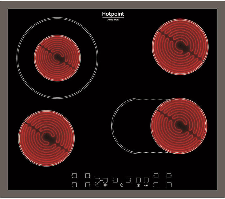 

Варочная панель электрическая HOTPOINT-ARISTON HAR 642 DO X