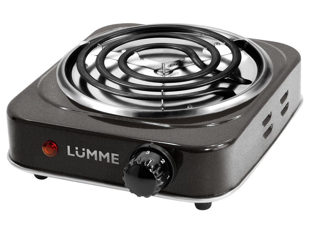 

Электроплитка Lumme LU-3609, 1000Вт, 1 комфорка D=13 см, черный жемчуг