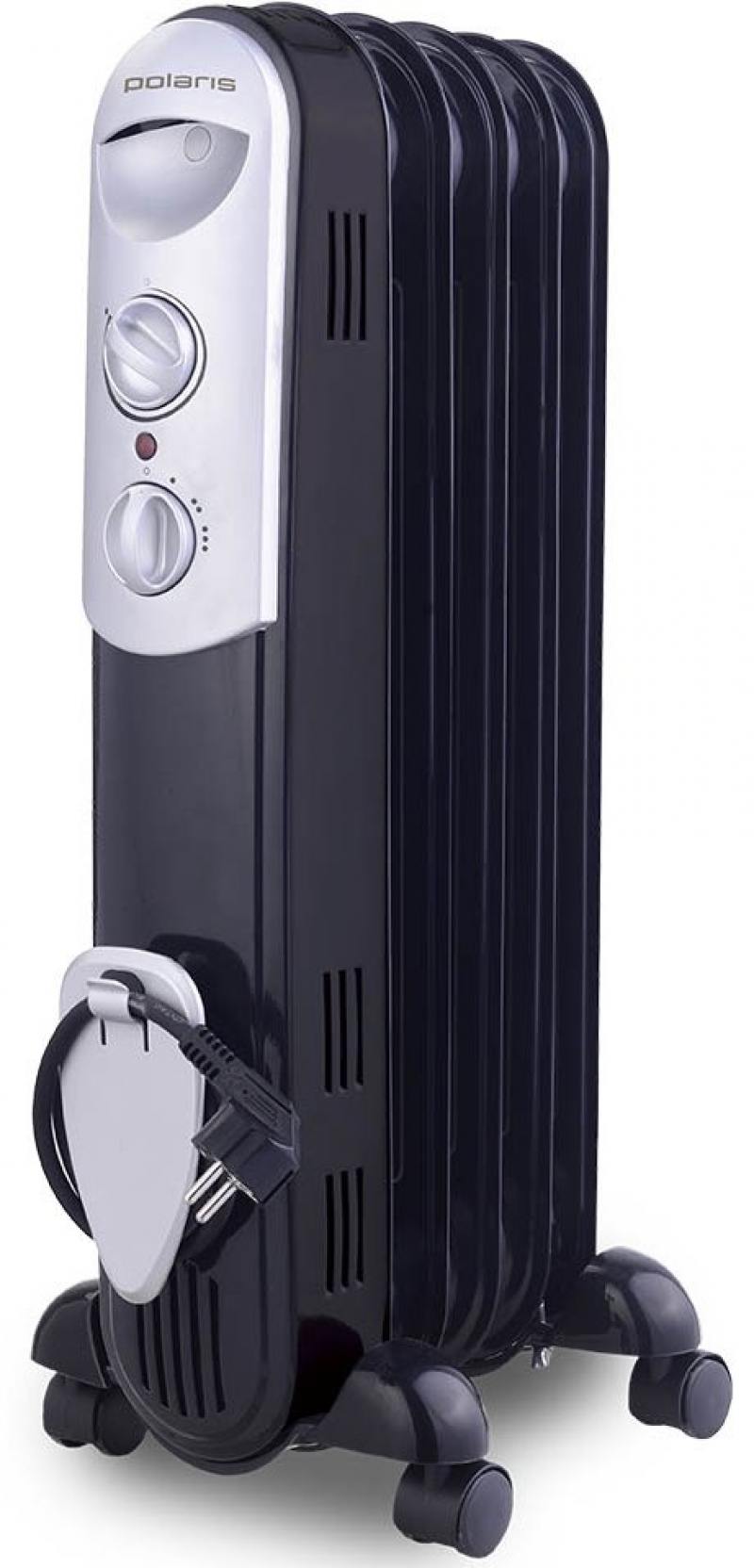 

Масляный радиатор Polaris CR 0512B 1200 Вт чёрный