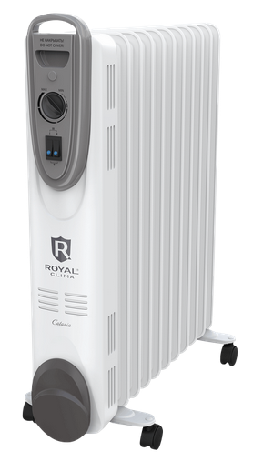 

Масляный радиатор Royal Clima 2000 Вт, 9 секций, 20м2, защита от перегрева