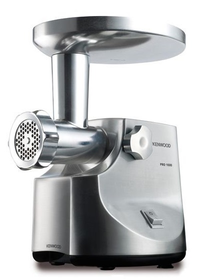 

Мясорубка Kenwood MG515, 1600Вт, 2 кг.мин, реверс, набор насадок, серебристый