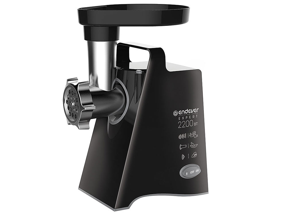 

Мясорубка Endever Sigma 54, 2100Вт, насадки, 3 решетки, 2.7кг/мин, реверс, компактная, низкий уровень шума, черный