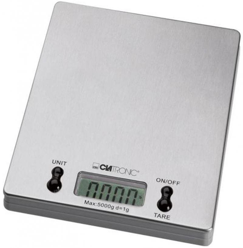 

Весы кухонные Clatronic KW 3367 серебристый