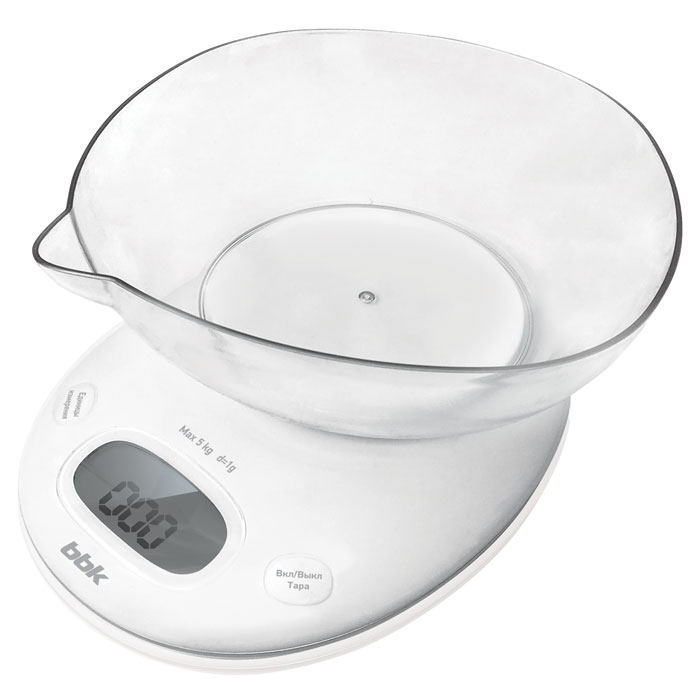 

Весы кухонные BBK KS130P белый