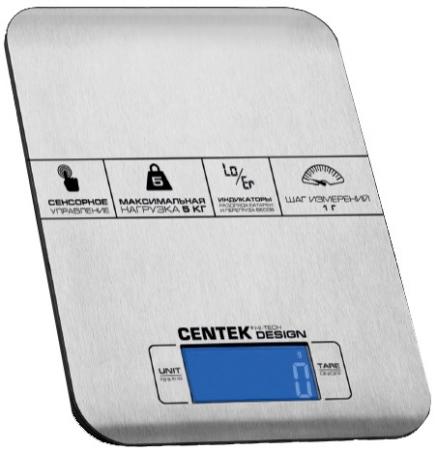 

Весы кухонные Centek CT-2464 серебристый