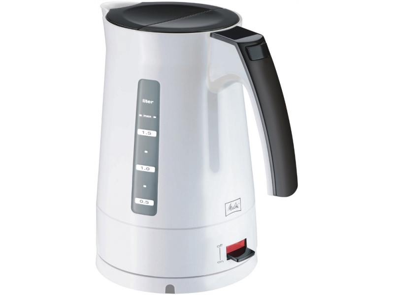 Чайник Melitta Enjoy Aqua 2400 Вт 1.7 л пластик белый чёрный