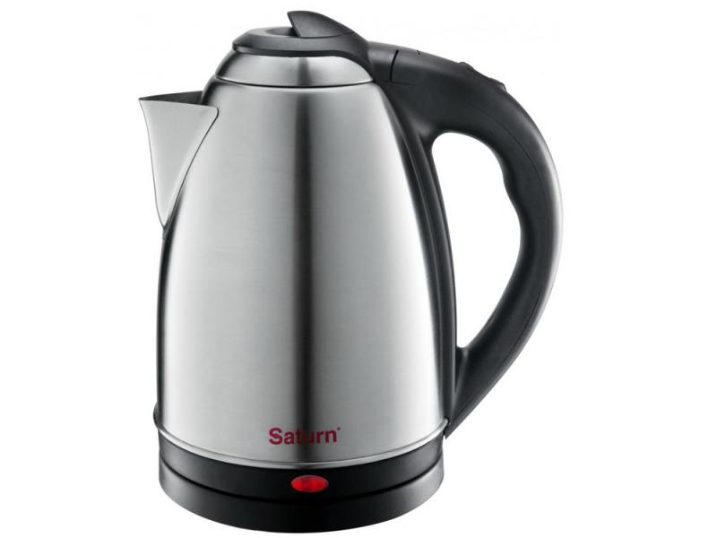 

Чайник Saturn ST-EK8434 2200 Вт 2 л металл серебристый чёрный