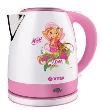 

Чайник Winx 1001WINX 2200 Вт 1.2 л металл розовый рисунок