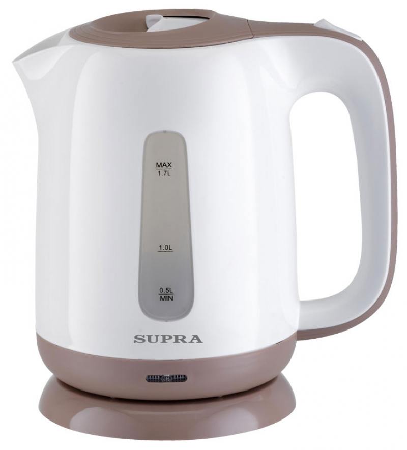 

Чайник Supra KES-1724 2200 Вт 1.7 л пластик белый бежевый