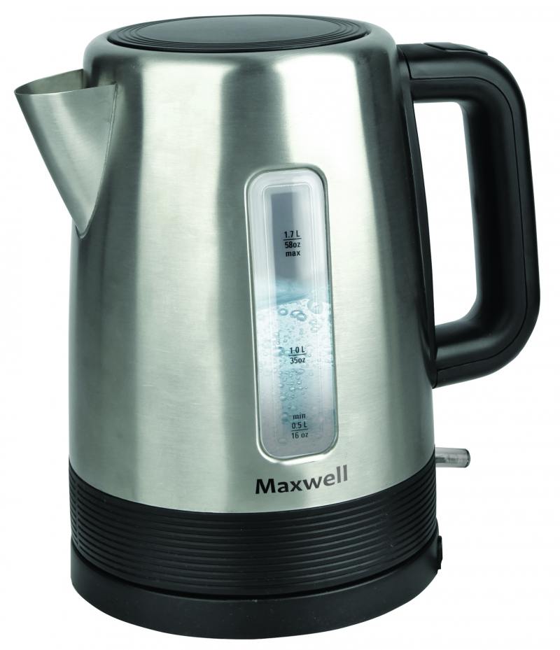 

Чайник Maxwell MW-1061 2200 Вт 1.7 л металл серебристый