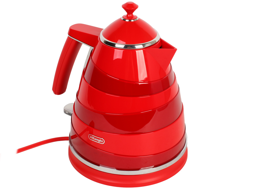

Чайник DeLonghi KBA2001.R Avvolta, 2000Вт, 1.7л, красный