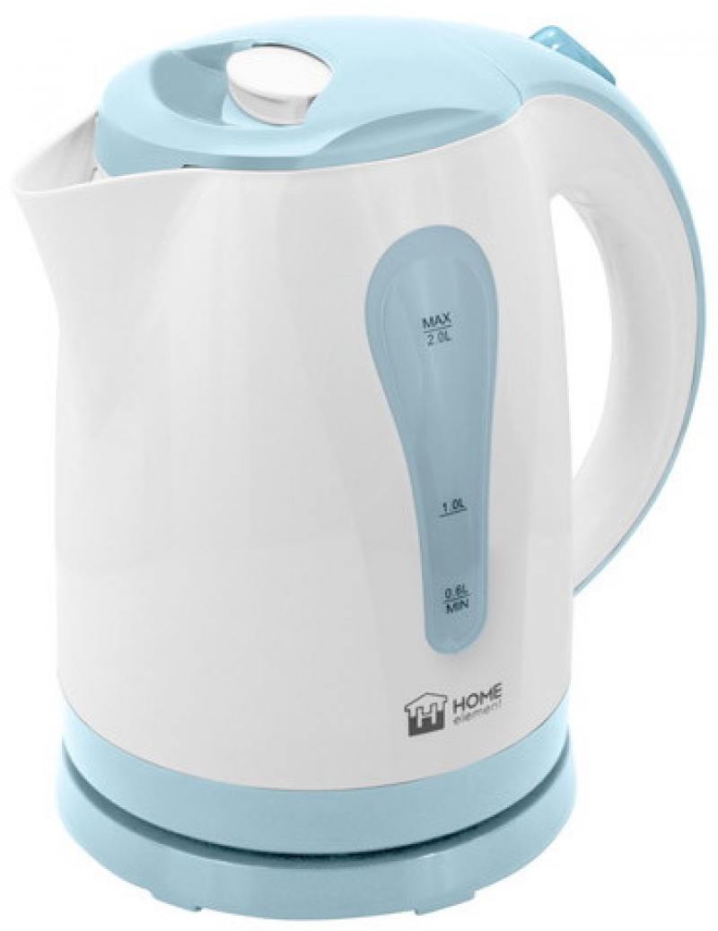 

Чайник HOME ELEMENT HE-KT156 2200 Вт белый синий 2 л пластик