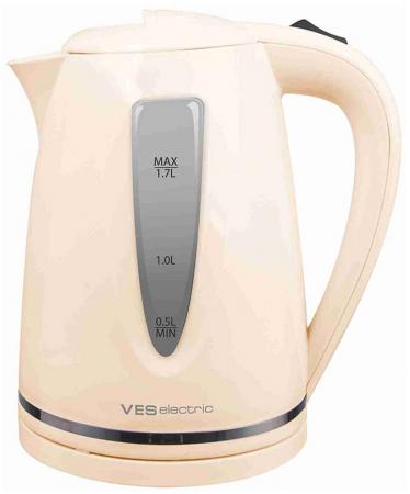 

Чайник электрический VES 1027-N бежевый 2200 Вт, 1.7 л