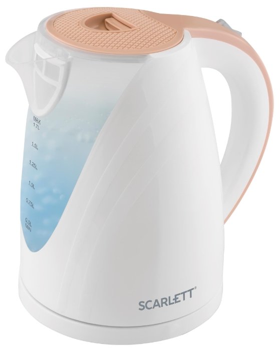 

Чайник электрический Scarlett SC-EK18P43 1.7л. 2200Вт белый/бежевый