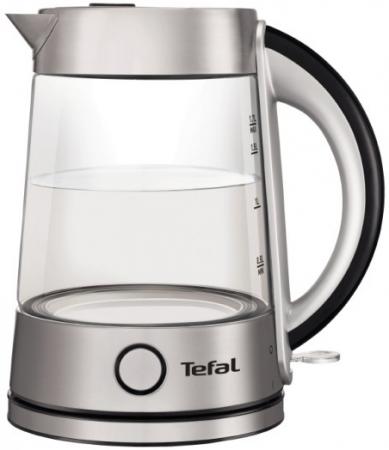 

Чайник Tefal KI760D30 серебристый 2400Вт 1.7л. стекло