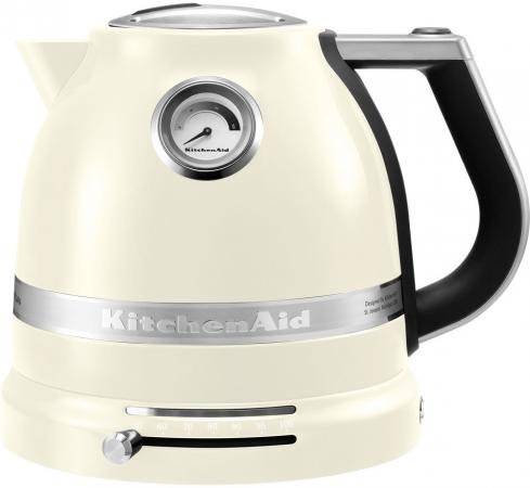 

Чайник электрический KitchenAid 5KEK1522 1.5л. 2400Вт серебристый матовый/кремовый (корпус: алюминий