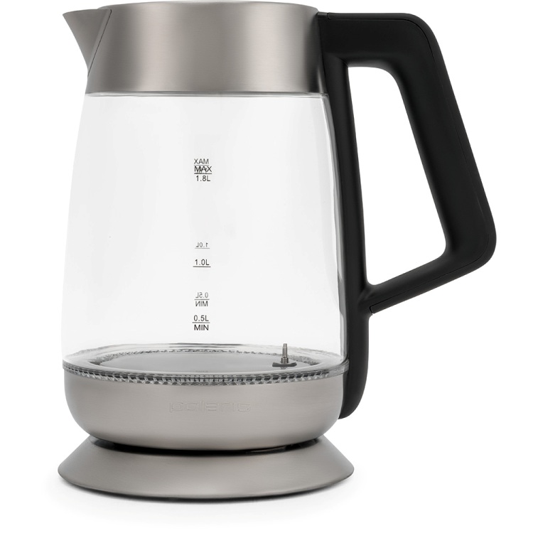 

Чайник Polaris PWK 1838CGLD, 2200Вт, 1.7л, стекло, черный