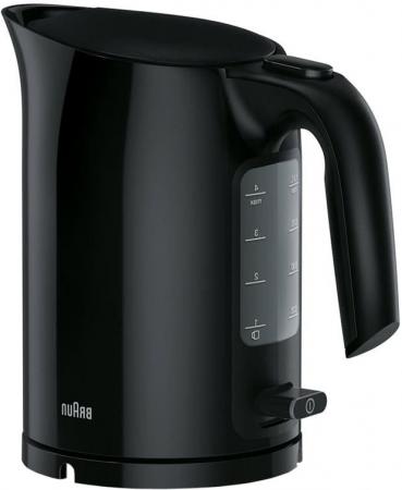 

Чайник электрический Braun WK3000BK 1л. 2200Вт черный (корпус: пластик)