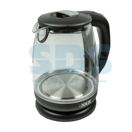 

Чайник электрический DX-1258B 1,7л/2200Вт, пластик/стекло