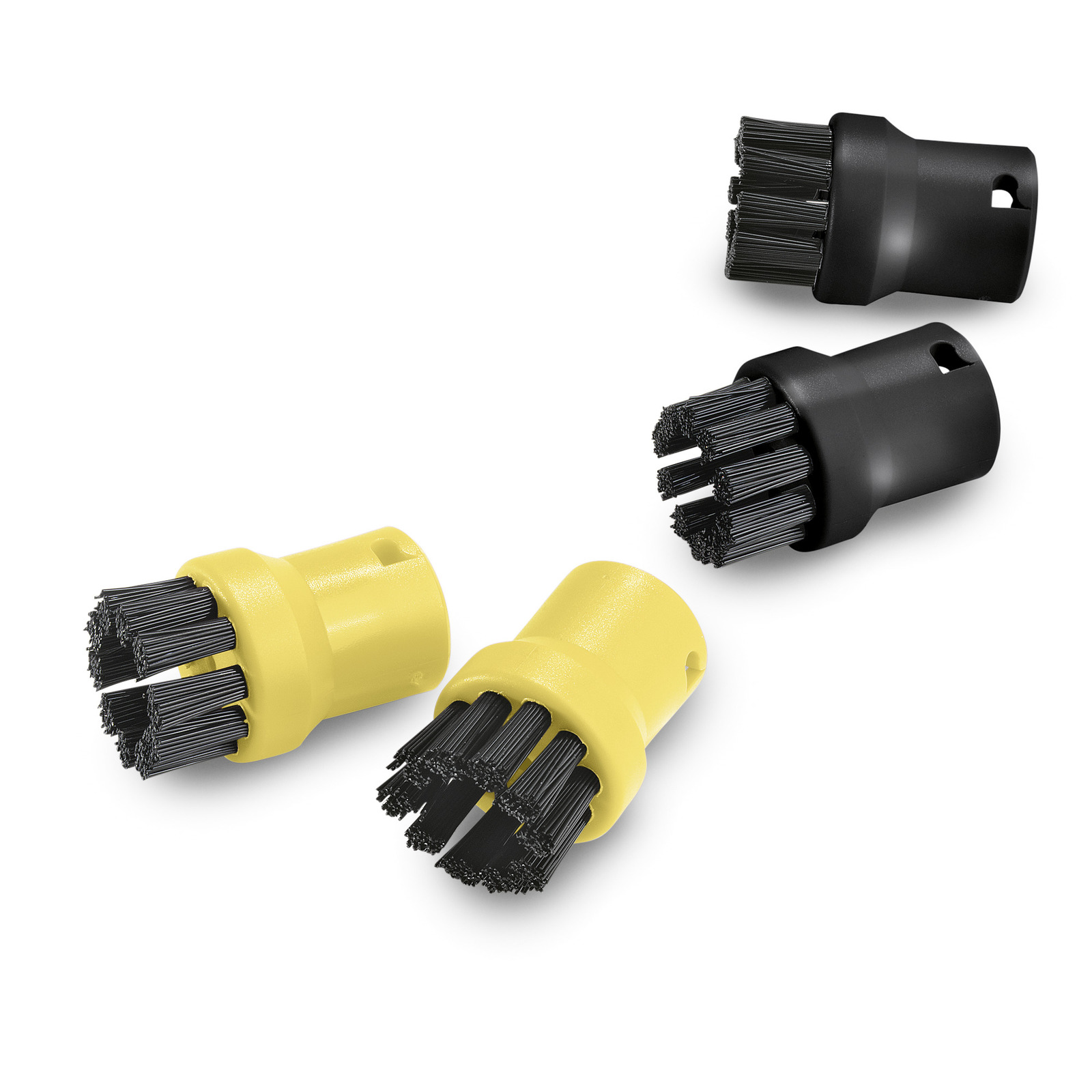 

Аксессуар для пароочистителей Karcher, набор круглых универсальных щёток 4 шт., 2 цвета