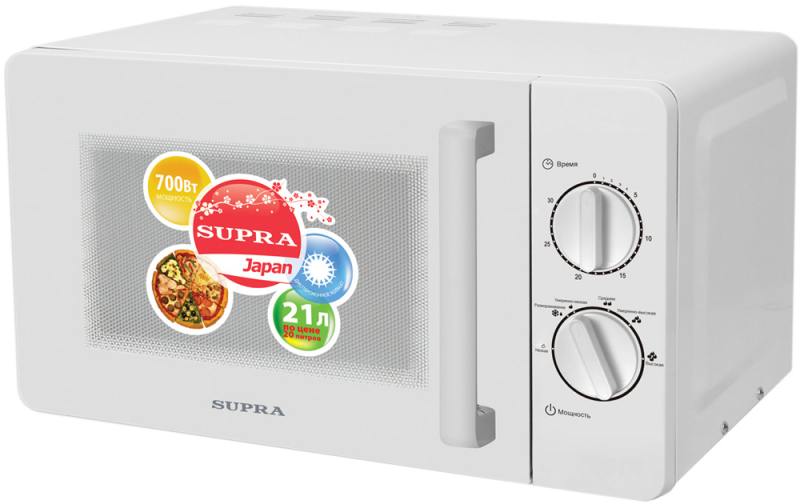 Микроволновая печь Supra MWS-2103MW 21 л белый