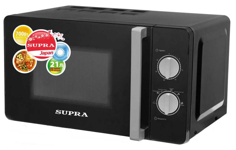 Микроволновая печь Supra MWS-2103MB 700 Вт чёрный