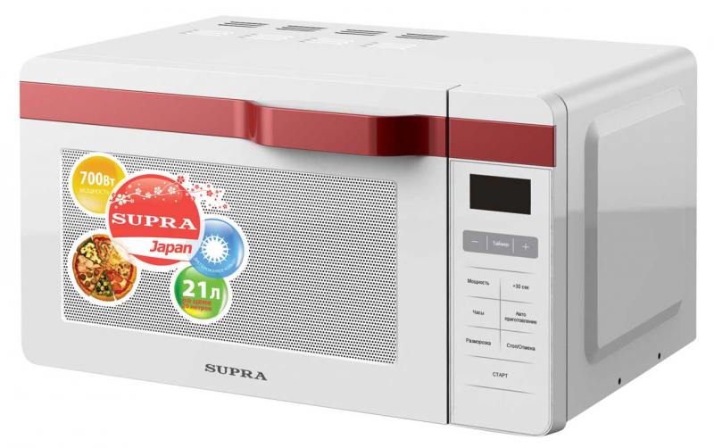 Микроволновая печь Supra MWS-2133SW — серебристый