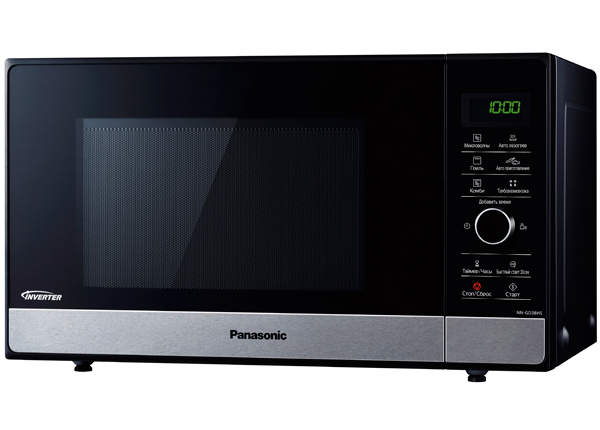 Микроволновая печь Panasonic NN-SD38HSZPE 1000 Вт черный/серебристый