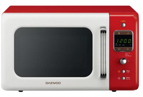 

Микроволновая печь DAEWOO KOR-6LBRWR 800 Вт белый/красный