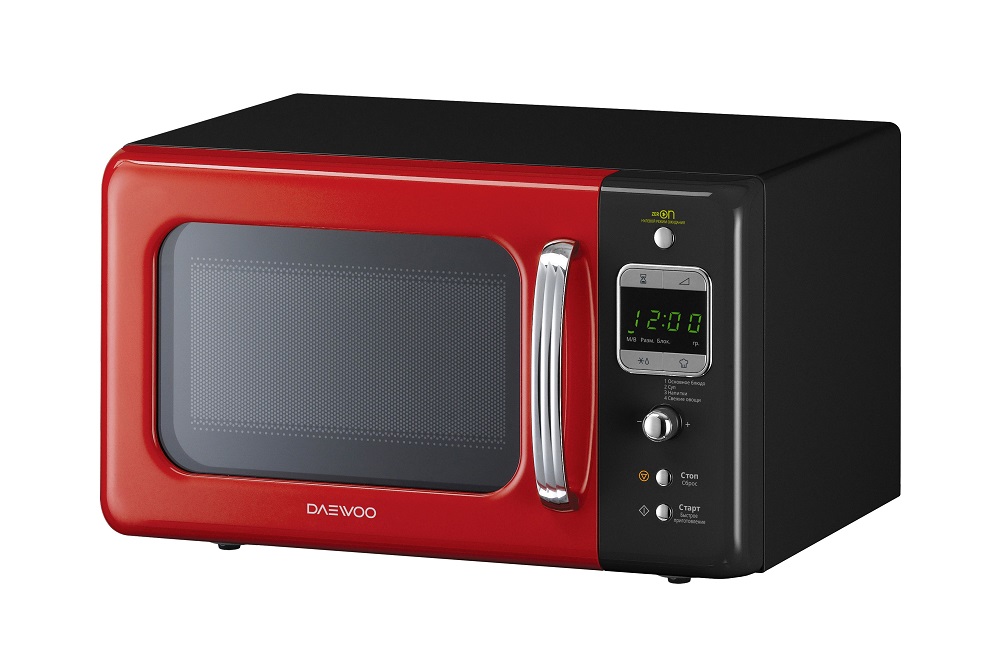 

Микроволновая печь DAEWOO KOR-6LBRRB 800 Вт черный красный