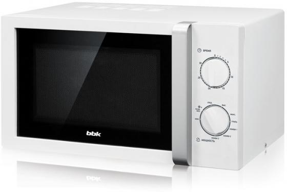 

Микроволновая печь BBK 23MWG-845M/WS 800 Вт белый серебристый