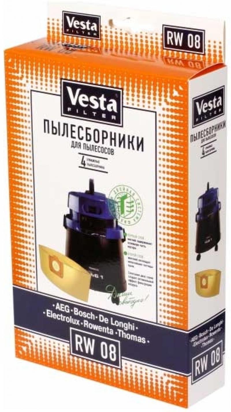 Комплект пылесборников Vesta RW 08 4шт