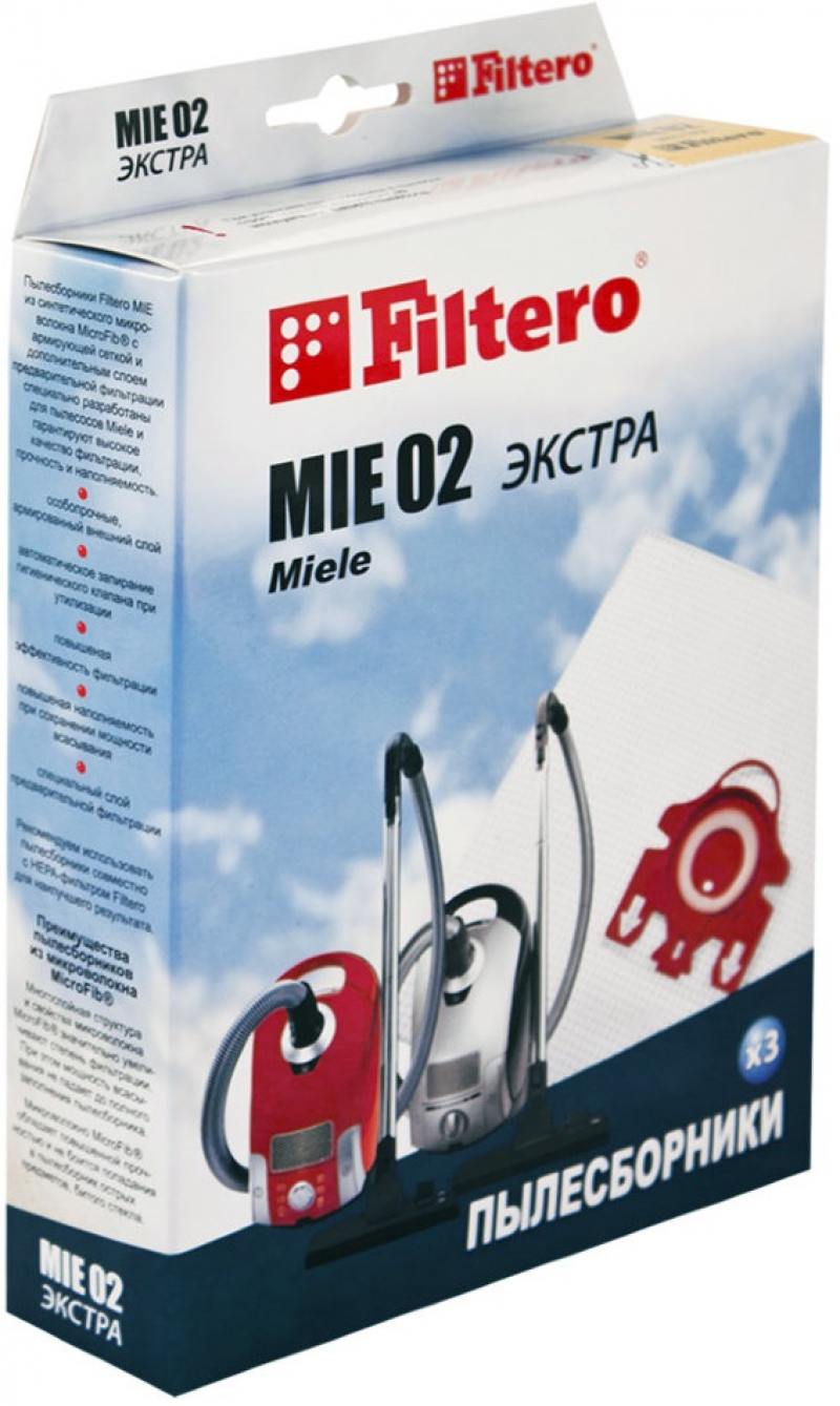 

Пылесборник Filtero MIE 02 Экстра тканевый 3шт