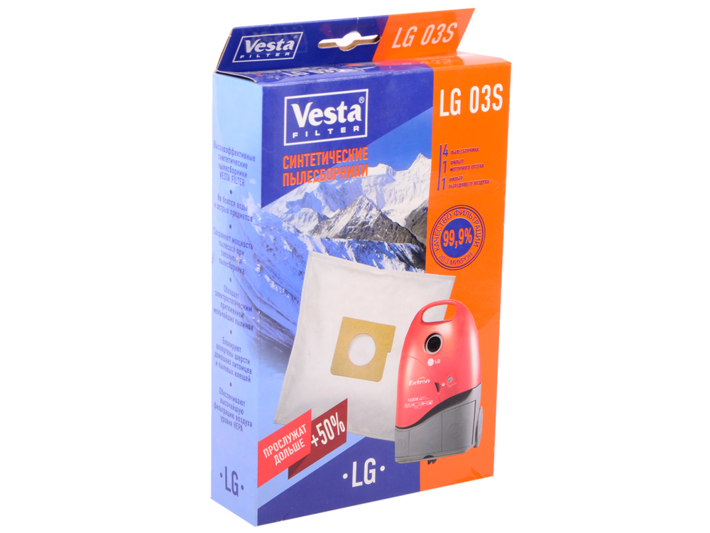 

Комплект пылесборников Vesta LG 03 S