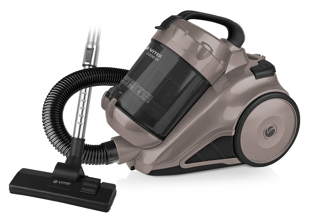 

Пылесос Vitek VT-8109 BN Коричневый 2200 Вт, циклонный фильтр, 3 л