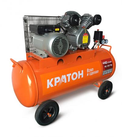 

Компрессор КРАТОН AC-440-100-BDV 2200Вт 10бар 440л/мин 104кг ременной масляный