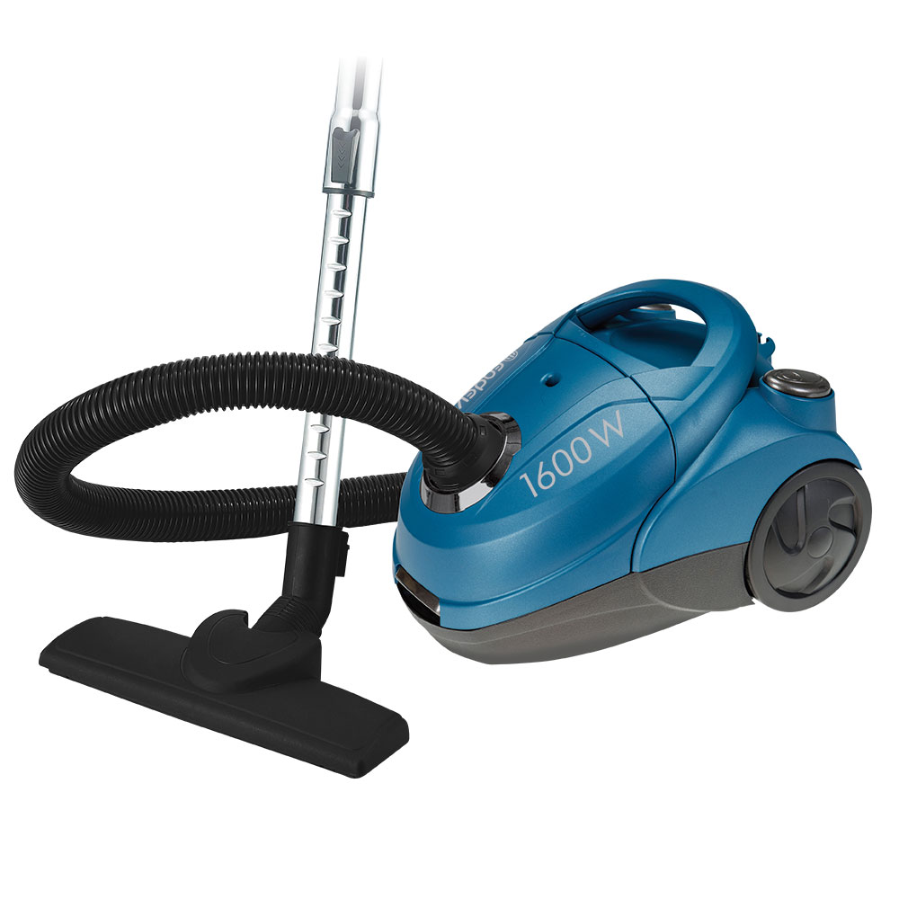 

Пылесос Endever SkyClean VC-200, 1600/300Вт, с мешком, набор насадок, синий/серый