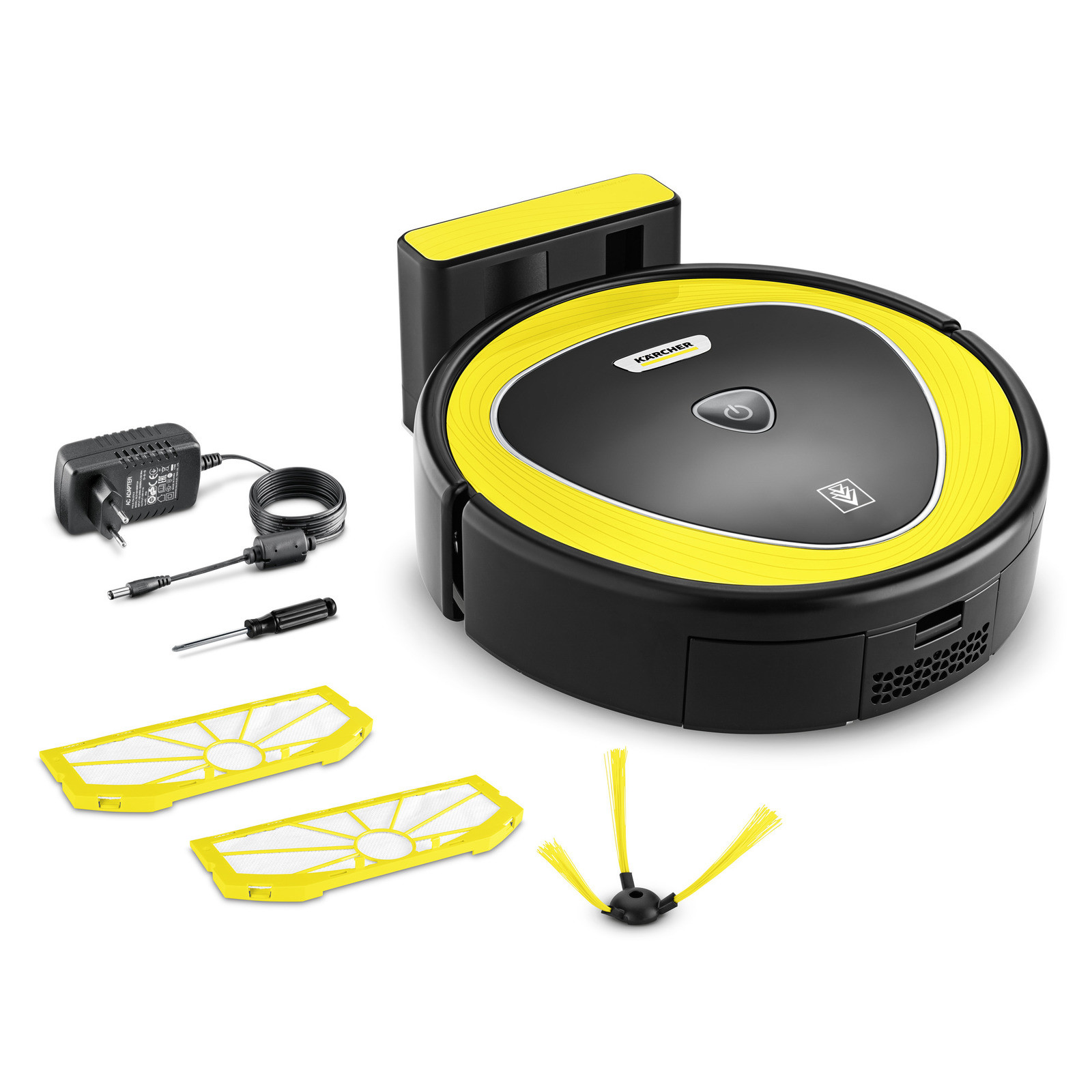 

Робот-пылесос Karcher RC 3, аккум на 90 - 120 мин., объём пылесборника 350 мл.