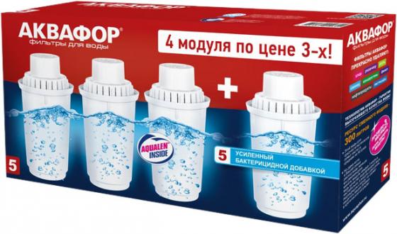 

Сменный модуль Аквафор В5 (В100-5) 4 шт. защита от бактерий